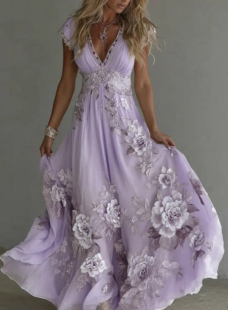 Robe Imprimée Pour Femmes Main Image