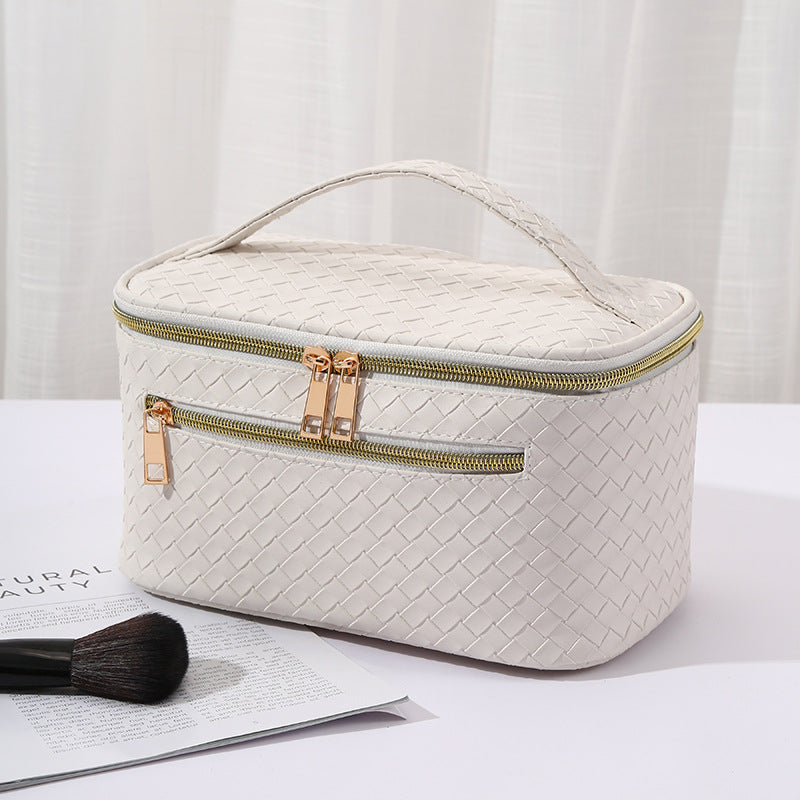 Trousse de Maquillage en PU Portable Grande Capacité