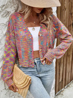 Cardigan Rétro Femme Passe-Partout