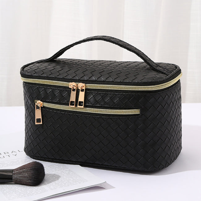 Trousse de Maquillage en PU Portable Grande Capacité Hover Image