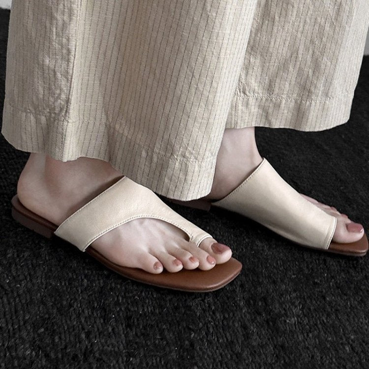 Sandales à enfiler 2026 nouvelle mode avec nœud, chaussures polyvalentes d'extérieur pour femmes à bout ouvert