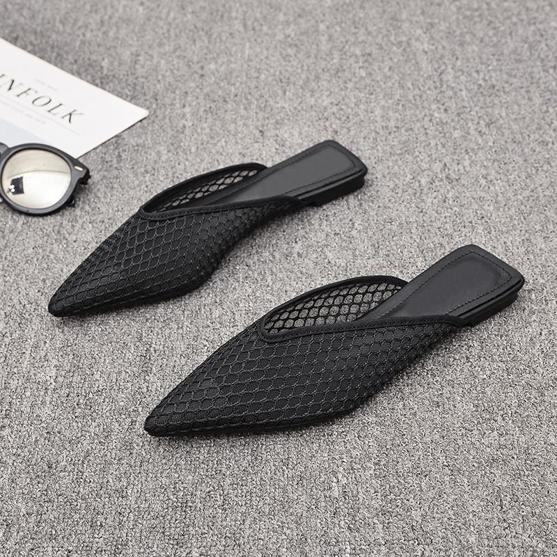 Sandales plates pointues à la mode pour femme