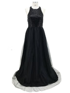 Robe de soirée de mariage sans manches