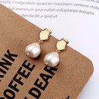 Boucles d'oreilles en argent sterling 925 avec perles baroques