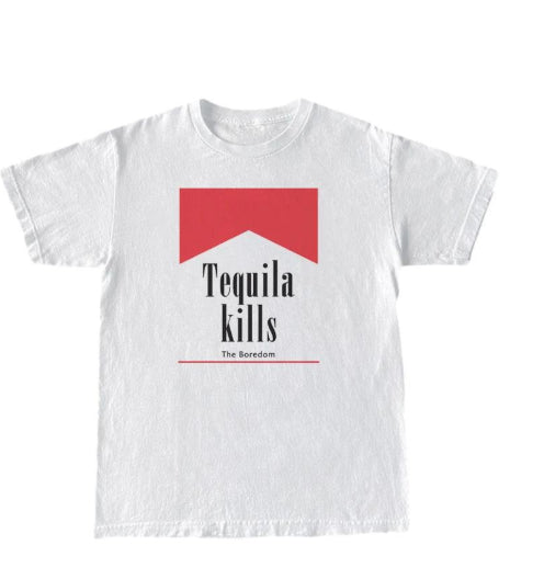 T-shirts Graphiques Rétro Tequila Femme Mignons Drôles Alcoo