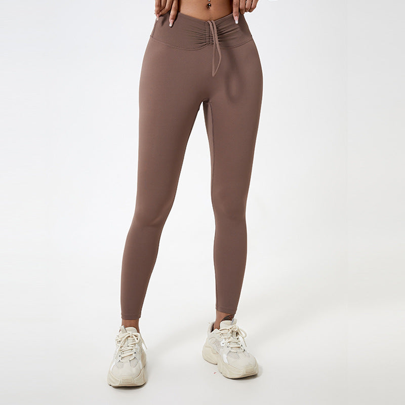 Pantalon de yoga rehausseur de hanches pour femmes nues