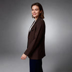 Blazer décontracté élégant de style coréen pour femmes – axé sur le design