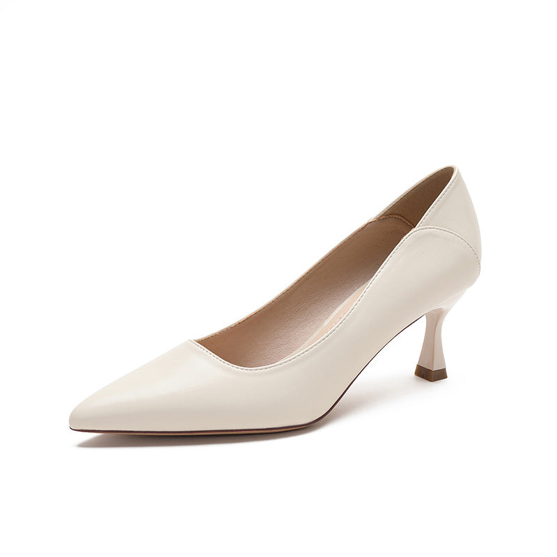 Petits Talons Hauts Pointus Noirs Professionnels