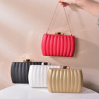 Sac à bandoulière créatif pour femme avec chaîne et pochette
