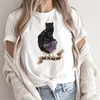 T-shirts pour femmes à imprimé Tarot de la Mode, hauts à motifs de dessins animés