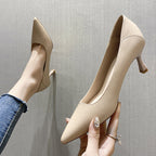 Petits Talons Hauts Pointus Noirs Professionnels