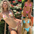 Maillot de bain bikini dos nu pour femmes