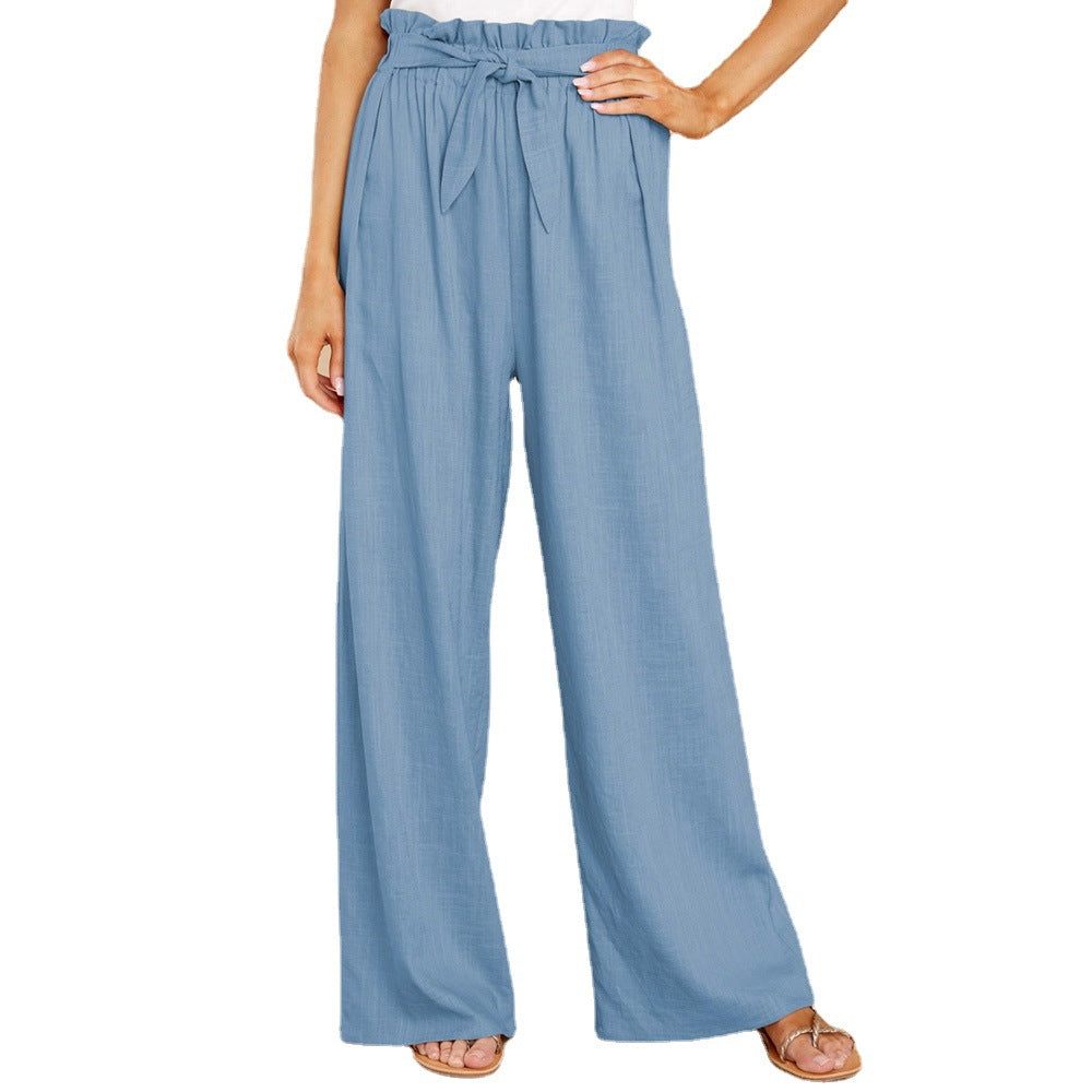 Pantalon ample et décontracté grande taille pour femmes