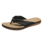 Claquettes Tongs Sandales D'Été Plates De Plage Pour Femmes À Bout Ouvert Et Nœud