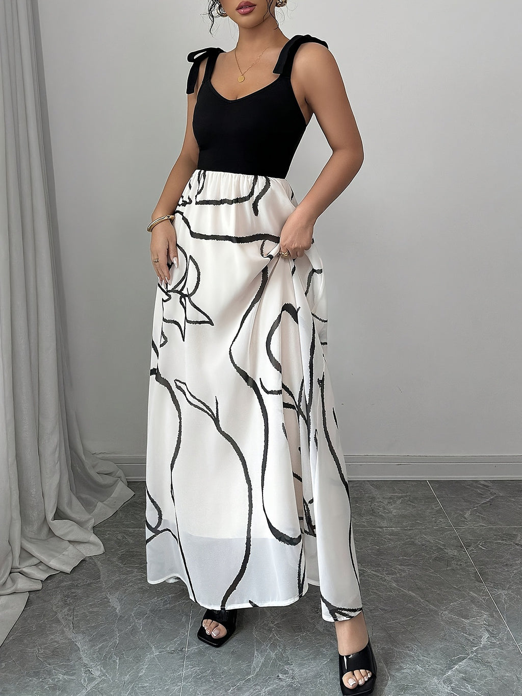 Robe d'été élégante et tendance pour femme