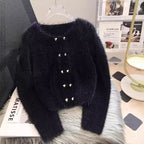 Manteau cardigan tricoté pour femme