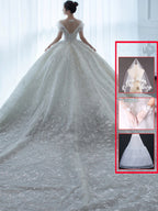 Robe de mariée bustier française