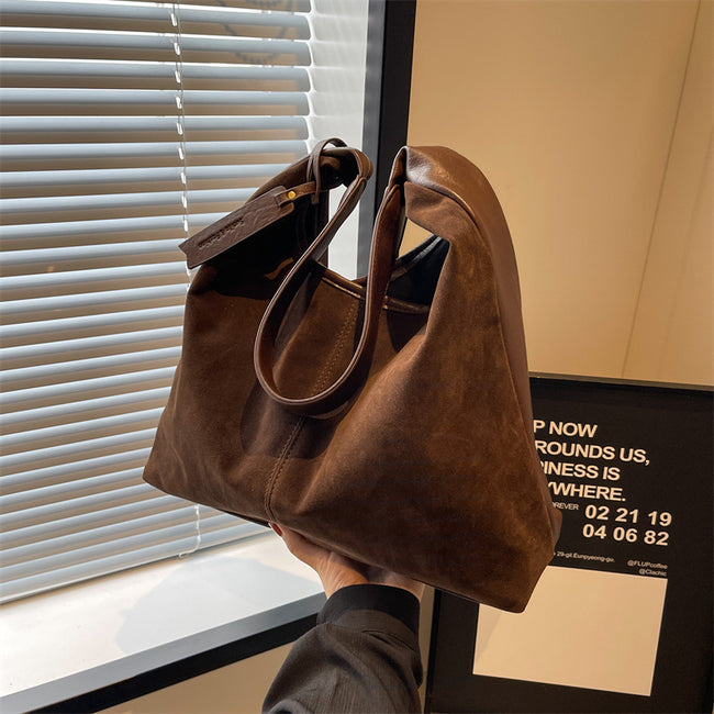 Sac fourre-tout grande capacité, élégant, minimaliste et décontracté pour femme Hover Image
