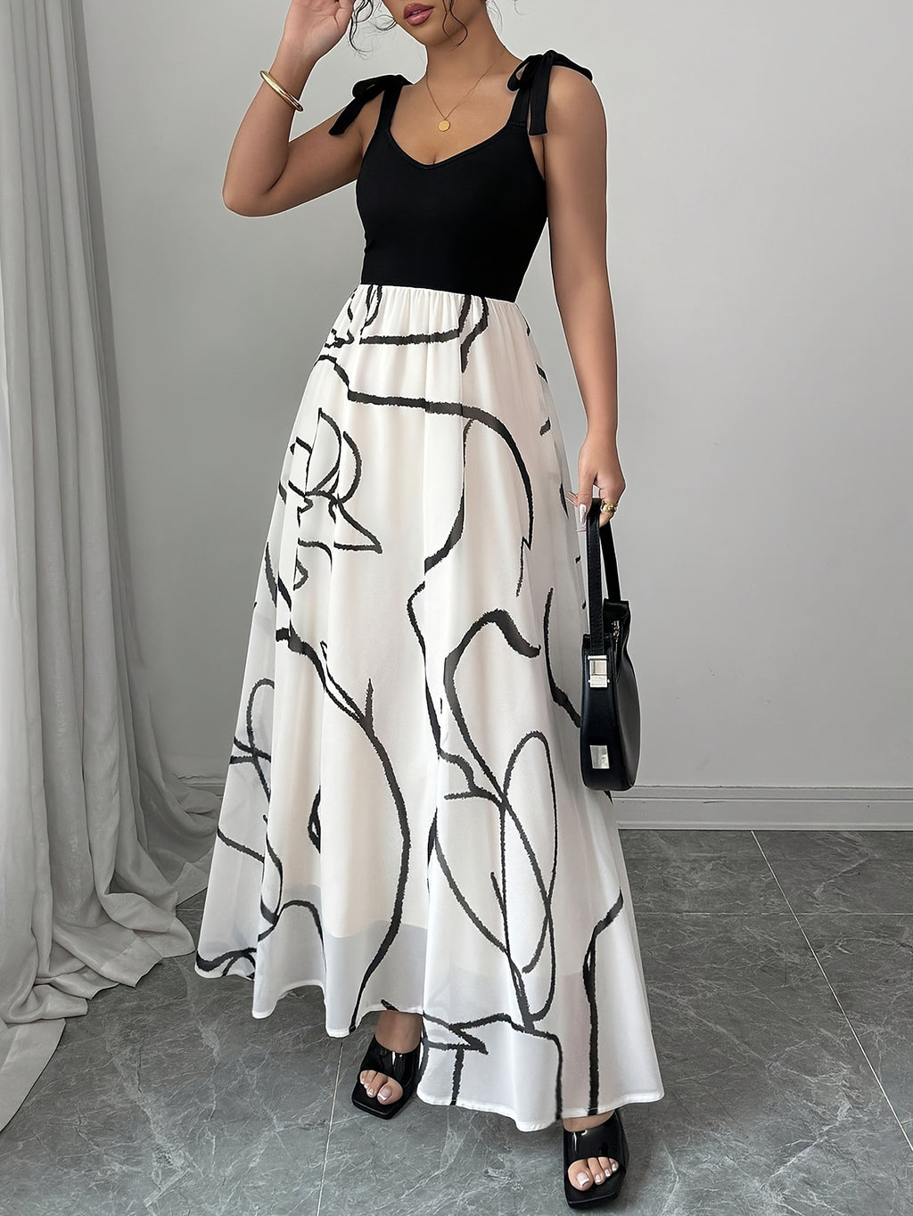 Robe d'été élégante et tendance pour femme