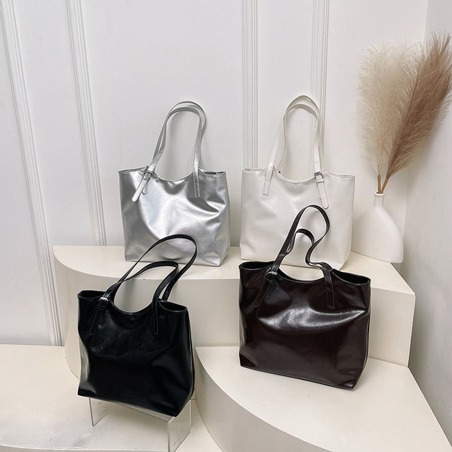 Sac cabas minimaliste de style japonais pour femme Main Image