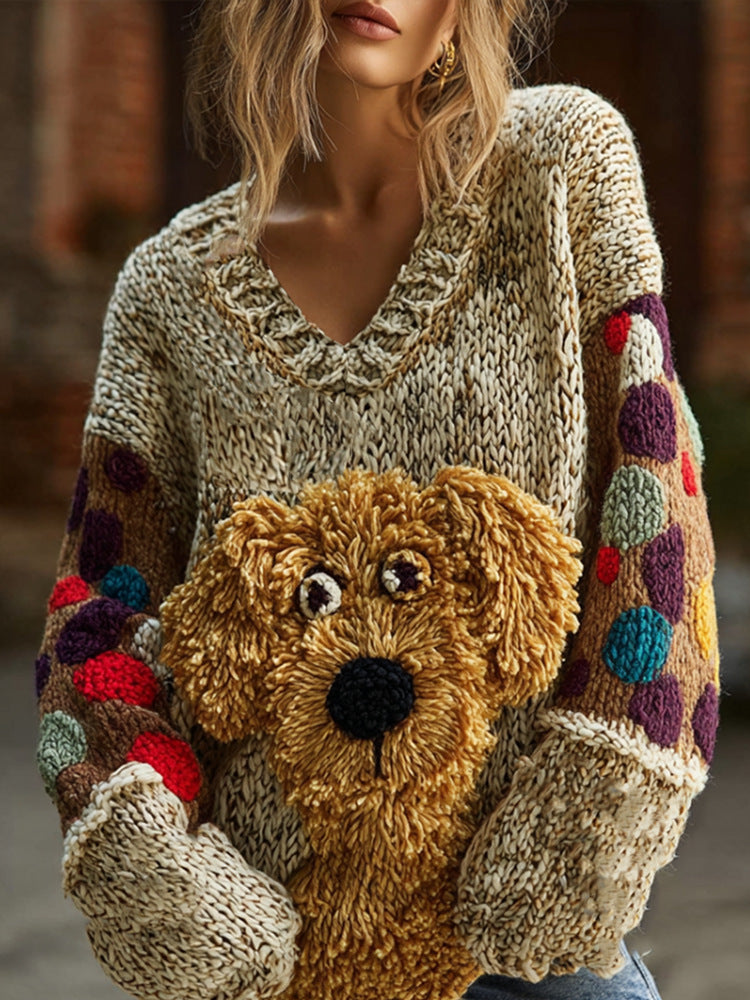 Pull doux décontracté pour femme