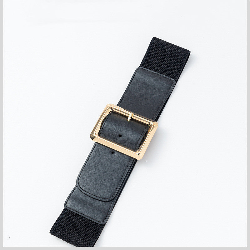 Ceinture large élastique pour femme